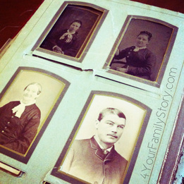 The Old Red Velvet Victorian Album Once Owned by Ines Wenger Bredbeck? via 4YourFamilyStory.com