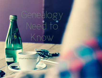 9 #Genealogy Things You Need to Know Today, Friday, 18 July 2014, via 4YourFamilyStory.com. #needtoknow #familytree