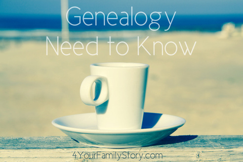 9 #Genealogy Things You Need to Know Today, Friday, 30 May 2014, via 4YourFamilyStory.com. #needtoknow #familytree