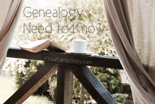 7 Genealogy Things You Need to Know Today, Sunday, 8 Jun 2014, via 4YourFamilyStory.com. #needtoknow #familytree