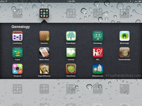 15 iPad Apps I Use for #Genealogy via 4YourFamilyStory.com.