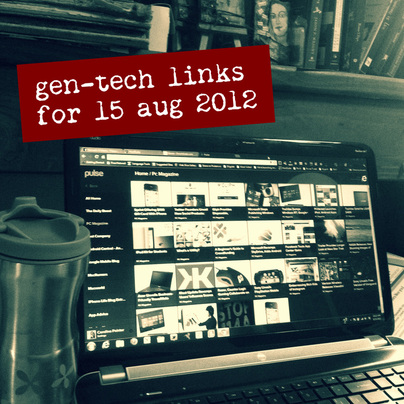 Genealogy technology links for 15 Aug 2012